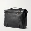 Éclair Full-Grain Leather Messenger Bag - BK