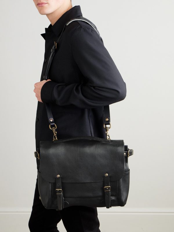 Éclair Full-Grain Leather Messenger Bag - E2