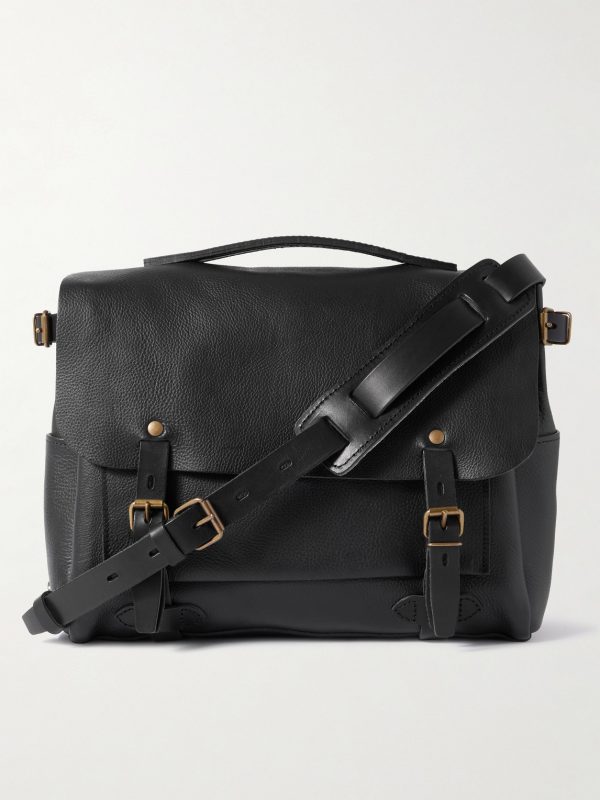 Éclair Full-Grain Leather Messenger Bag