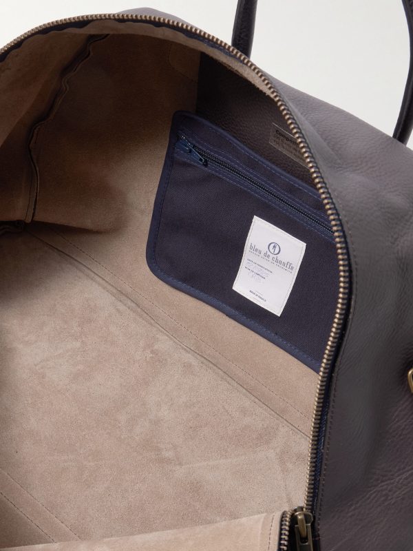 Bowling Full-Grain Leather Weekend Bag - E1