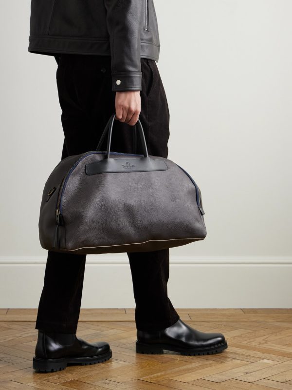 Bowling Full-Grain Leather Weekend Bag - OU