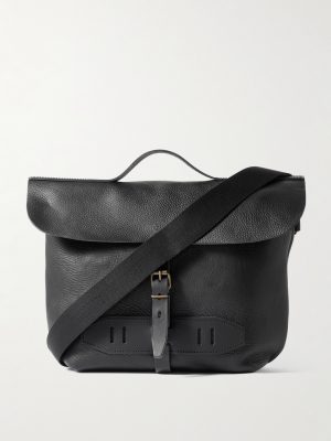 Lucien Full-Grain Leather Messenger Bag