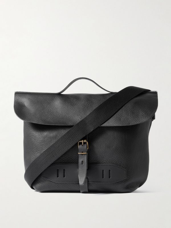 Lucien Full-Grain Leather Messenger Bag