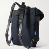 Chiloé Leather-Trimmed Waxed Cotton-Canvas Backpack - BK Chiloé Leather-Trimmed Waxed Cotton-Canvas Backpack - BK