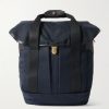 Chiloé Leather-Trimmed Waxed Cotton-Canvas Backpack Chiloé Leather-Trimmed Waxed Cotton-Canvas Backpack