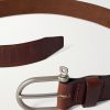 3.5cm Manille Leather Belt - E1