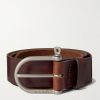 3.5cm Manille Leather Belt