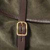 Margot Leather-Trimmed Suede Messenger Bag - CU Margot Leather-Trimmed Suede Messenger Bag - CU