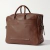 Zeppo Duo Full-Grain Leather Briefcase - BK Zeppo Duo Full-Grain Leather Briefcase - BK