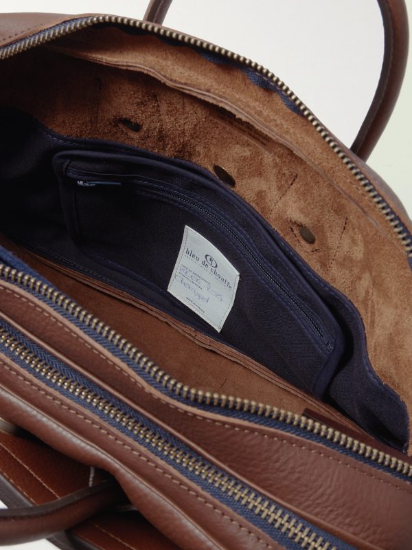 Zeppo Duo Full-Grain Leather Briefcase - E1 Zeppo Duo Full-Grain Leather Briefcase - E1