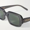 Rectangular-Frame Acetate Sunglasses - CU