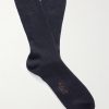 Ribbed Cashmere-Blend Socks Ribbed Cashmere-Blend Socks