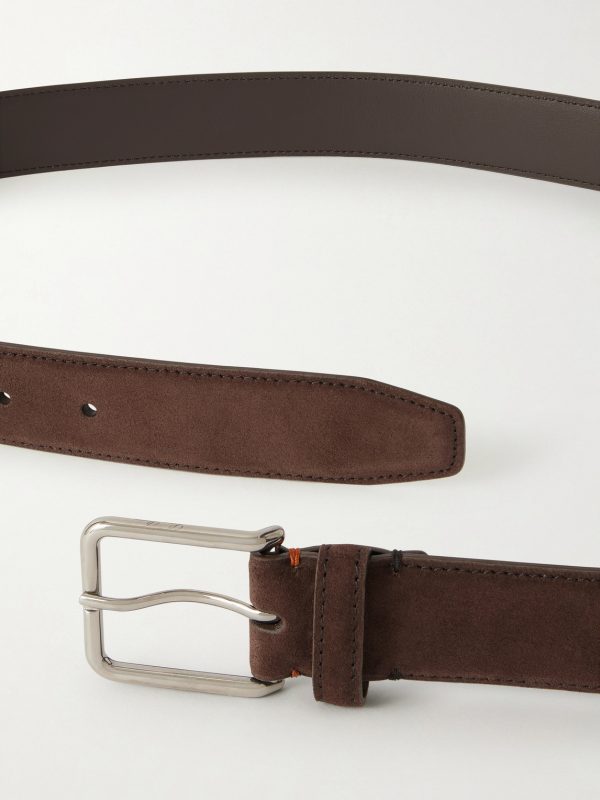 Monterey 3.2cm Suede Belt - E1