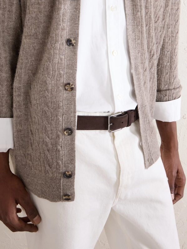 Monterey 3.2cm Suede Belt - FR