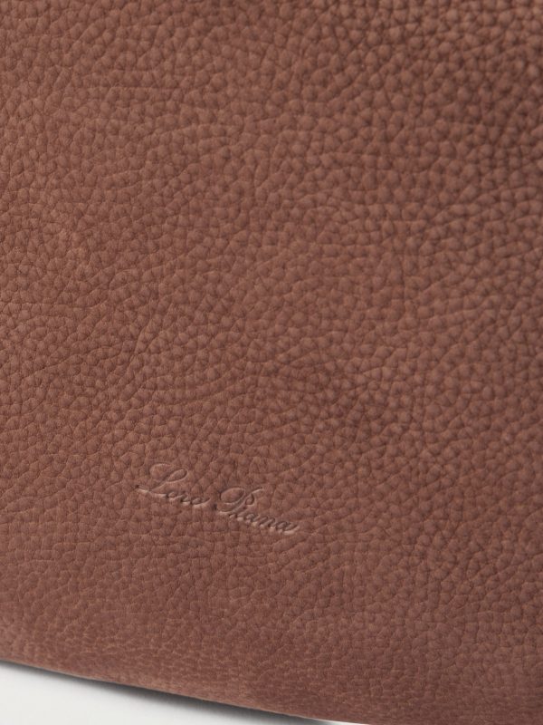 Bale Extra-Large Leather-Trimmed Full-Grain Nubuck Tote Bag - CU