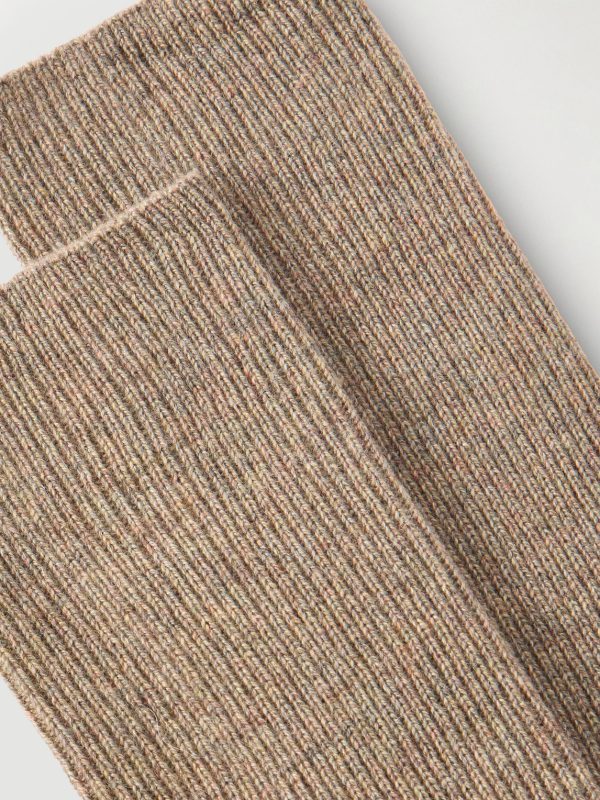 Ribbed Cashmere-Blend Socks - CU