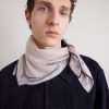 Embroidered Cashmere and Silk-Blend Voile Scarf - BK