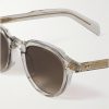 GR06 Round-Frame Acetate Sunglasses - CU GR06 Round-Frame Acetate Sunglasses - CU