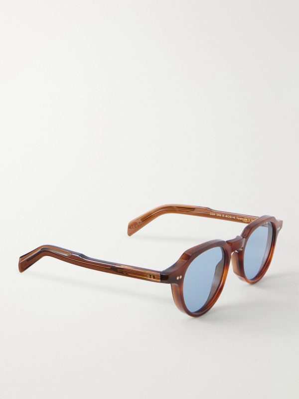 GR06 Round-Frame Tortoiseshell Acetate Sunglasses - FR