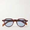 GR06 Round-Frame Tortoiseshell Acetate Sunglasses