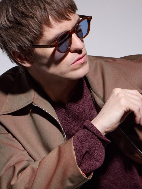 GR06 Round-Frame Tortoiseshell Acetate Sunglasses - OU