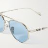 + The Great Frog Lynott Aviator-Style Titanium Sunglasses - CU + The Great Frog Lynott Aviator-Style Titanium Sunglasses - CU