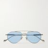 + The Great Frog Lynott Aviator-Style Titanium Sunglasses + The Great Frog Lynott Aviator-Style Titanium Sunglasses