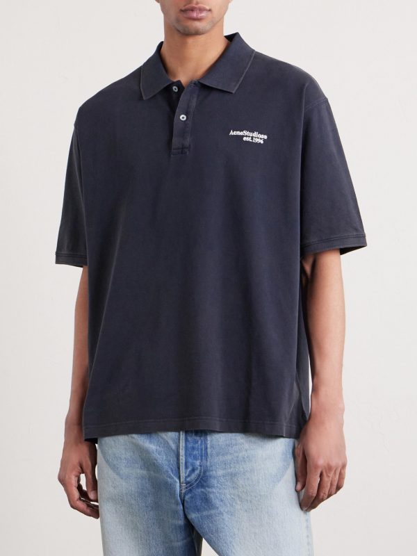 Egnes Logo-Embroidered Cotton Piqué Polo Shirt - FR Egnes Logo-Embroidered Cotton Piqué Polo Shirt - FR