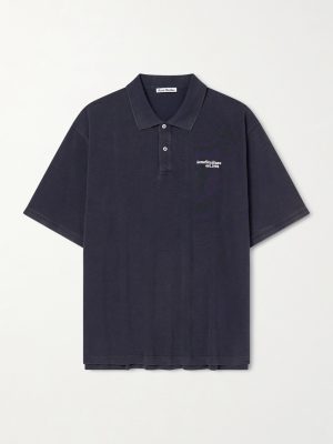 Egnes Logo-Embroidered Cotton Piqué Polo Shirt Egnes Logo-Embroidered Cotton Piqué Polo Shirt