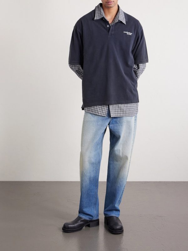 Egnes Logo-Embroidered Cotton Piqué Polo Shirt - OU Egnes Logo-Embroidered Cotton Piqué Polo Shirt - OU