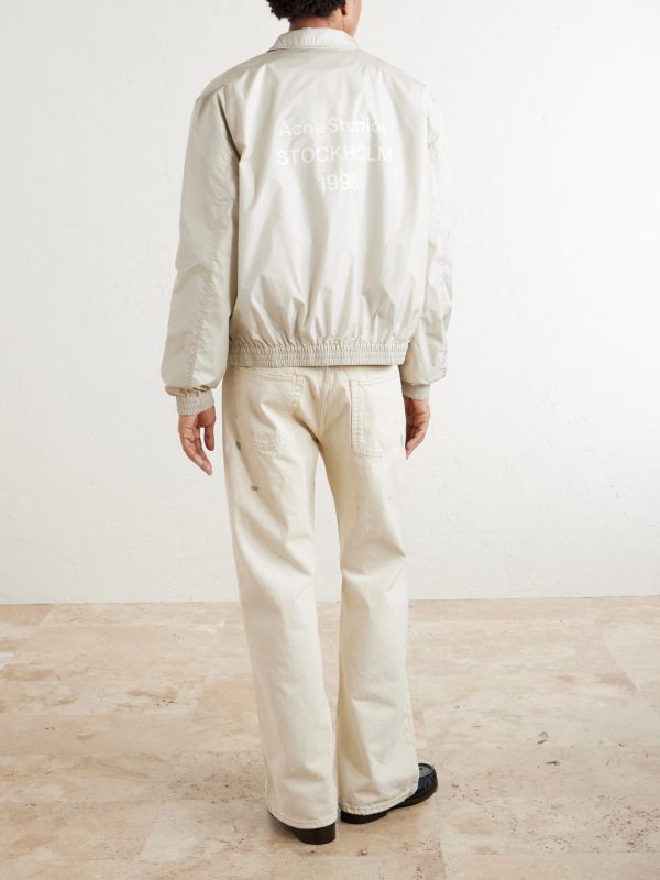Paint-Splattered Straight-Leg Jeans - BK