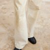 Paint-Splattered Straight-Leg Jeans - CU