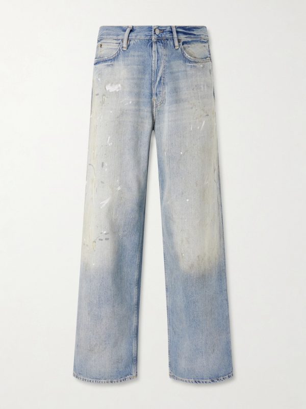 Straight-Leg Distressed Jeans Straight-Leg Distressed Jeans