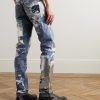 1979 Skinny-Fit Foiled Trompe-L'œil Printed Organic Jeans - BK 1979 Skinny-Fit Foiled Trompe-L'œil Printed Organic Jeans - BK