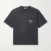 Exford U Oversized Logo-Print Distressed Cotton-Jersey T-Shirt Exford U Oversized Logo-Print Distressed Cotton-Jersey T-Shirt
