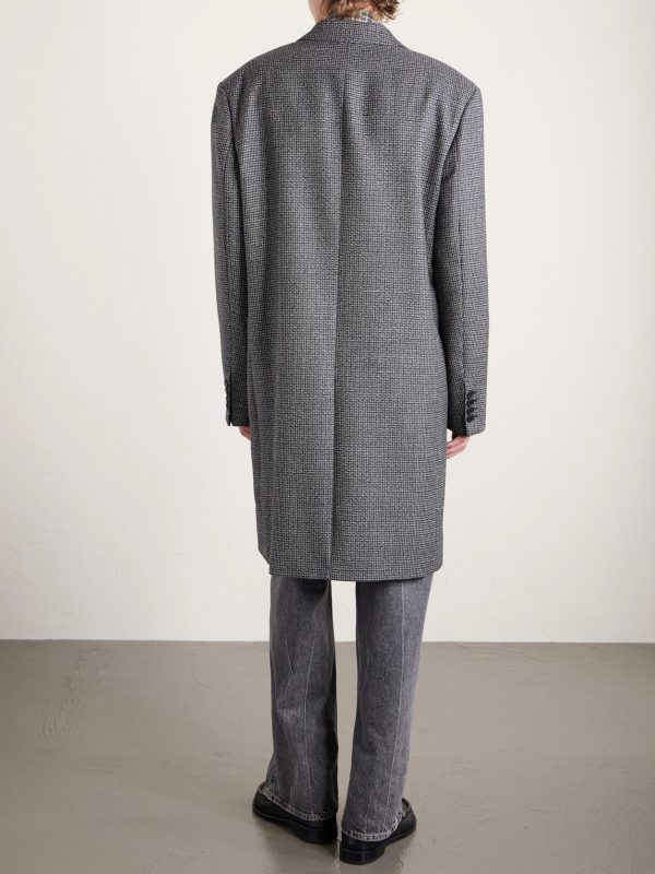 Otam Houndstooth Wool Coat - BK Otam Houndstooth Wool Coat - BK