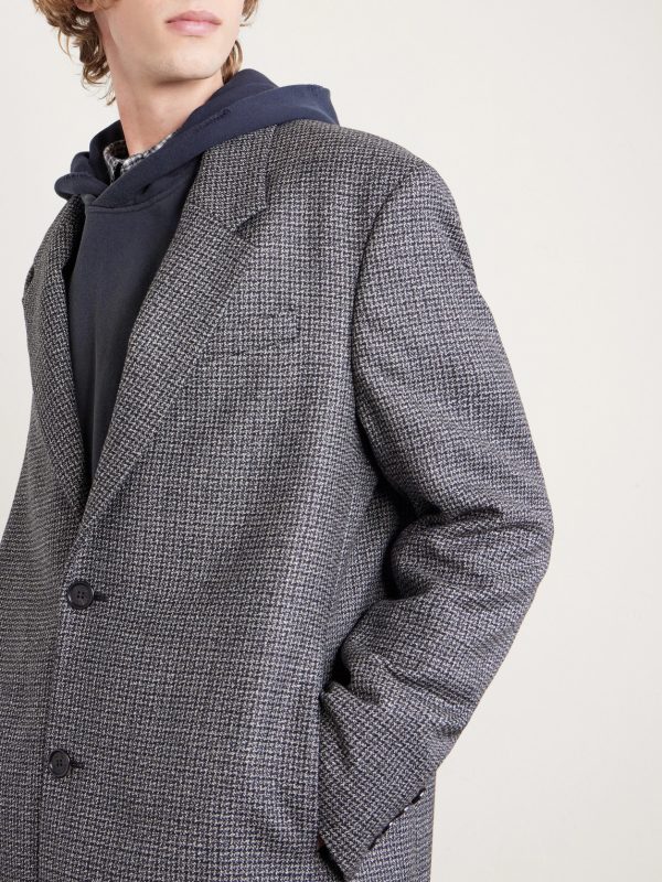 Otam Houndstooth Wool Coat - CU Otam Houndstooth Wool Coat - CU