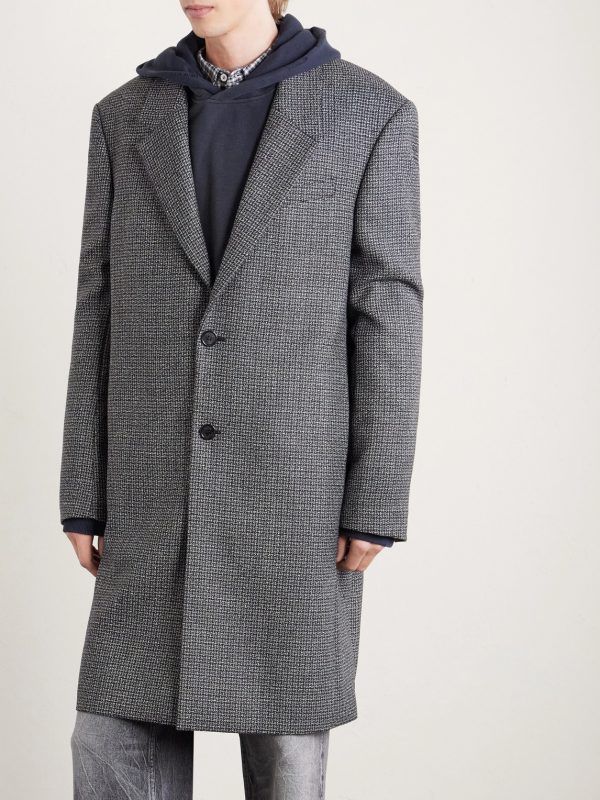 Otam Houndstooth Wool Coat - FR Otam Houndstooth Wool Coat - FR