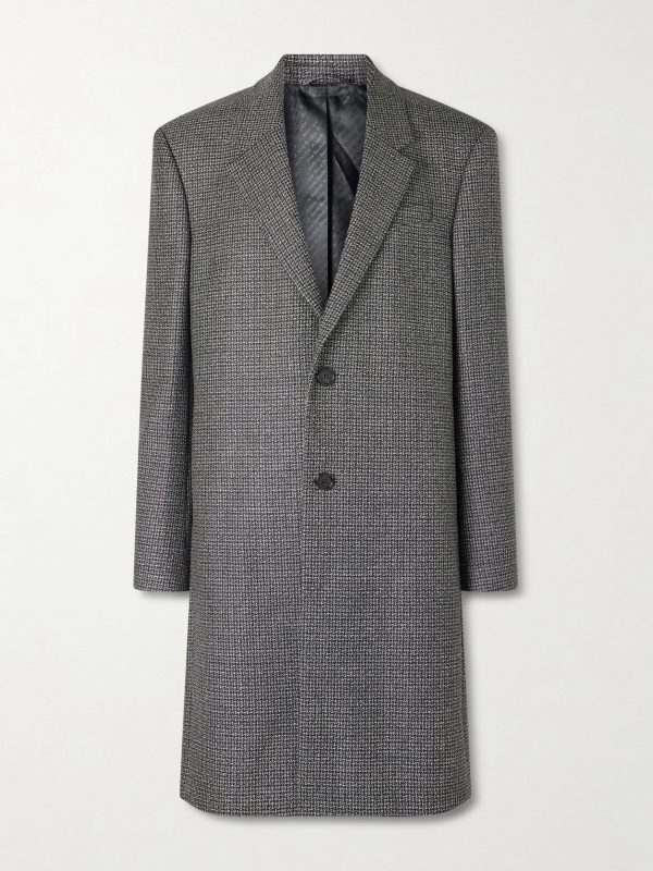 Otam Houndstooth Wool Coat Otam Houndstooth Wool Coat