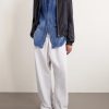Setar Oversized Paint-Splattered Denim Shirt - OU Setar Oversized Paint-Splattered Denim Shirt - OU