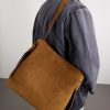 Musubi Suede Shoulder Bag - FR Musubi Suede Shoulder Bag - FR