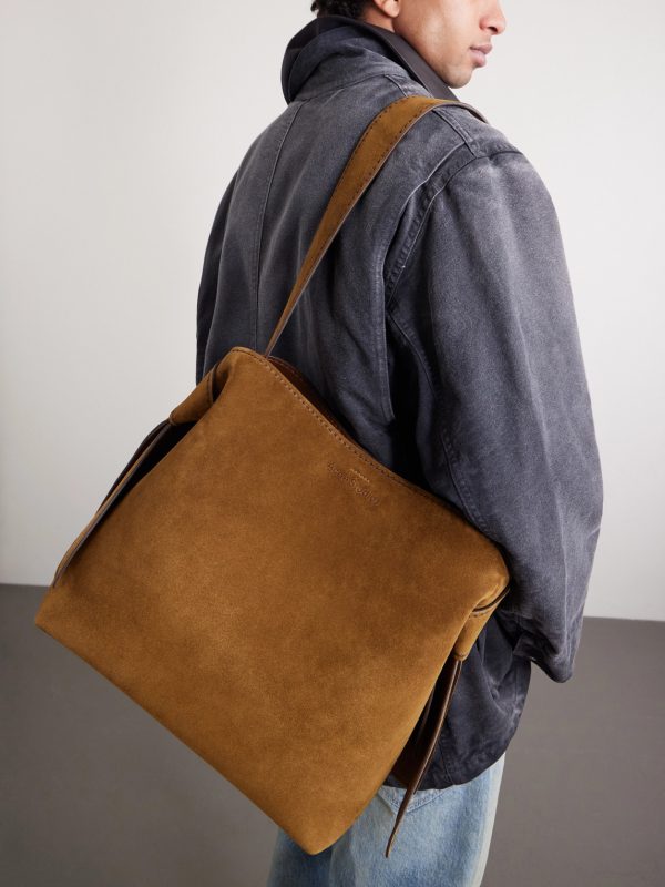 Musubi Suede Shoulder Bag - FR Musubi Suede Shoulder Bag - FR