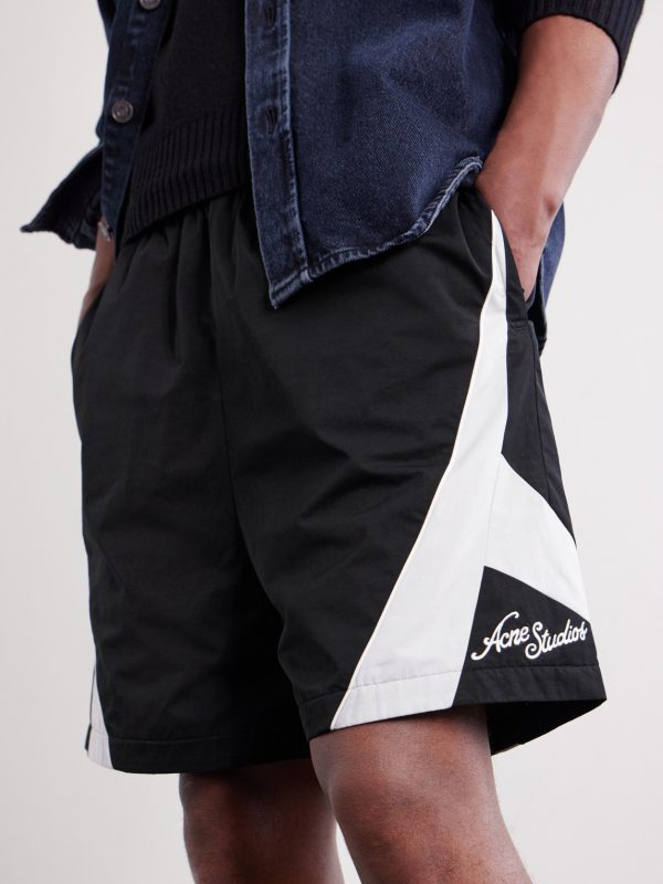 Rofit Logo-Embroidered Shell Shorts - CU Rofit Logo-Embroidered Shell Shorts - CU