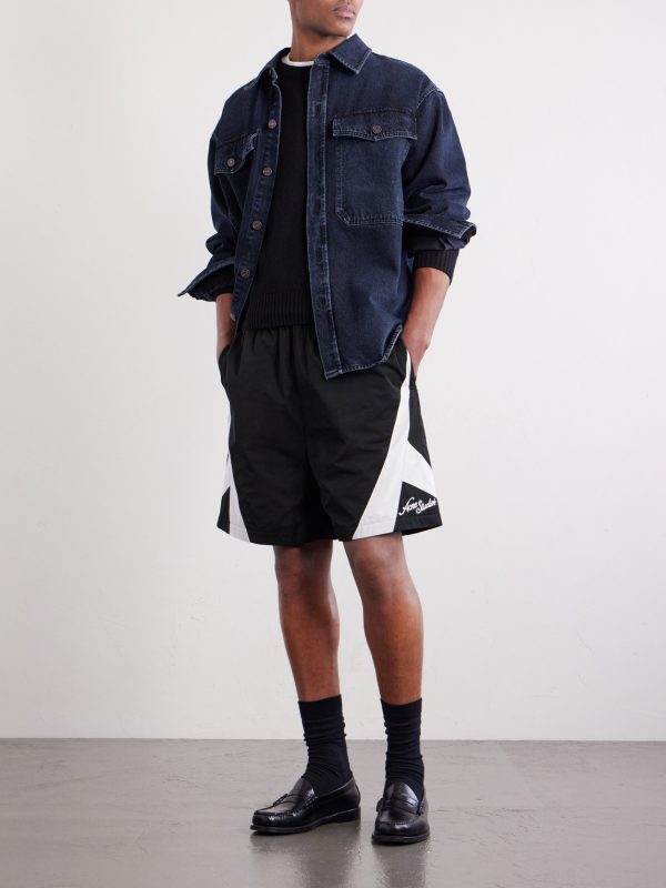 Rofit Logo-Embroidered Shell Shorts - OU Rofit Logo-Embroidered Shell Shorts - OU