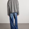 Straight-Leg Distressed Jeans - BK Straight-Leg Distressed Jeans - BK