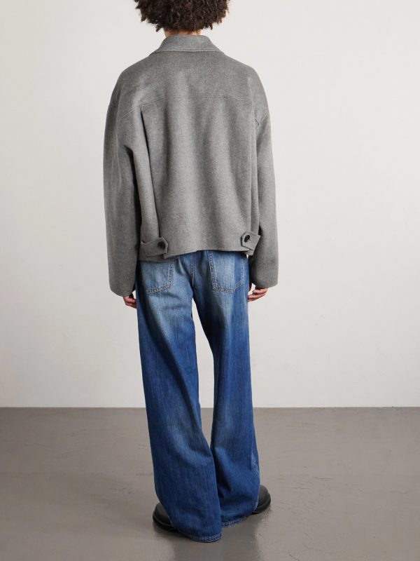 Straight-Leg Distressed Jeans - BK Straight-Leg Distressed Jeans - BK