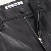 Flared Panelled Leather Trousers - CU Flared Panelled Leather Trousers - CU