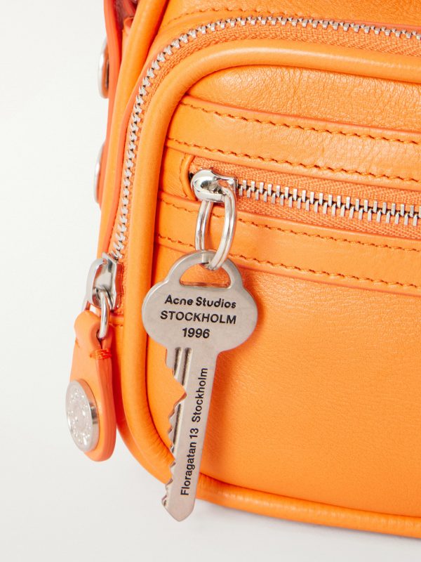 Camero Embellished Textured-Leather Messenger Bag - CU Camero Embellished Textured-Leather Messenger Bag - CU