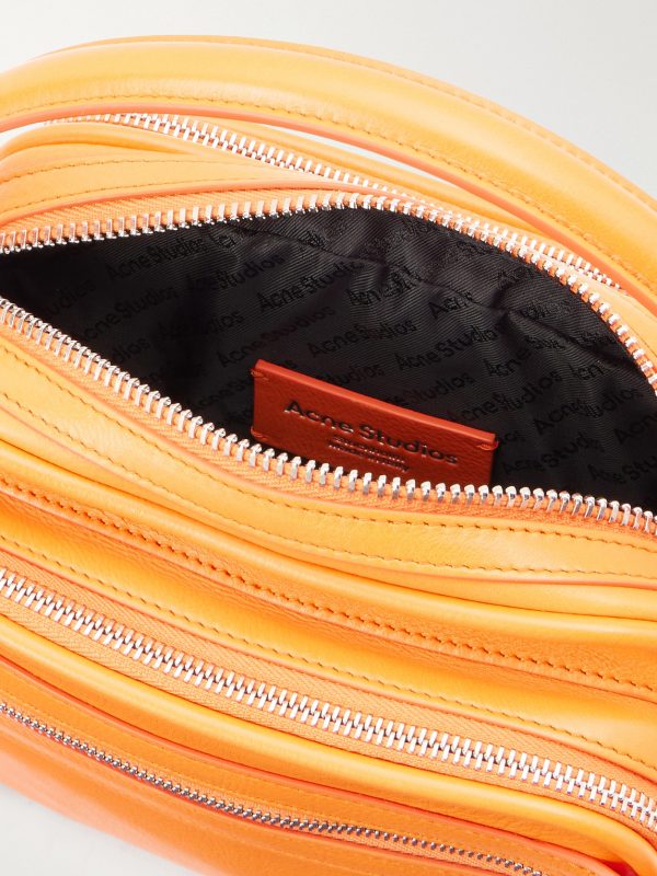 Camero Embellished Textured-Leather Messenger Bag - E1 Camero Embellished Textured-Leather Messenger Bag - E1