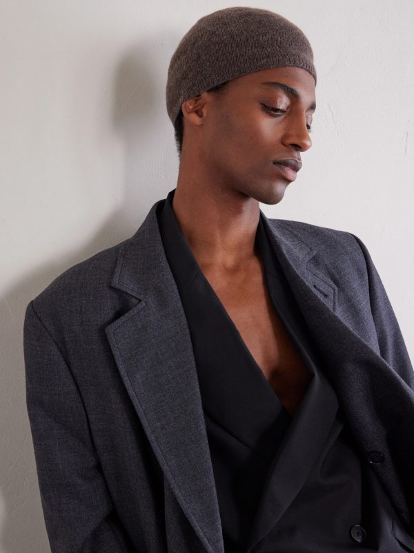 Kassia Logo-Appliquéd Cashmere Beanie - OU Kassia Logo-Appliquéd Cashmere Beanie - OU